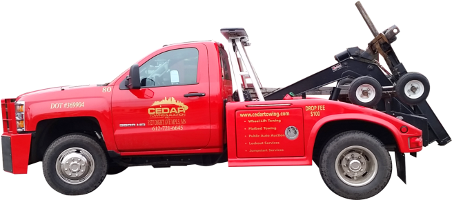 Cedar Towing & Auction Inc - Towing Minneapolis Mn Clipart (730x424), Png Download
