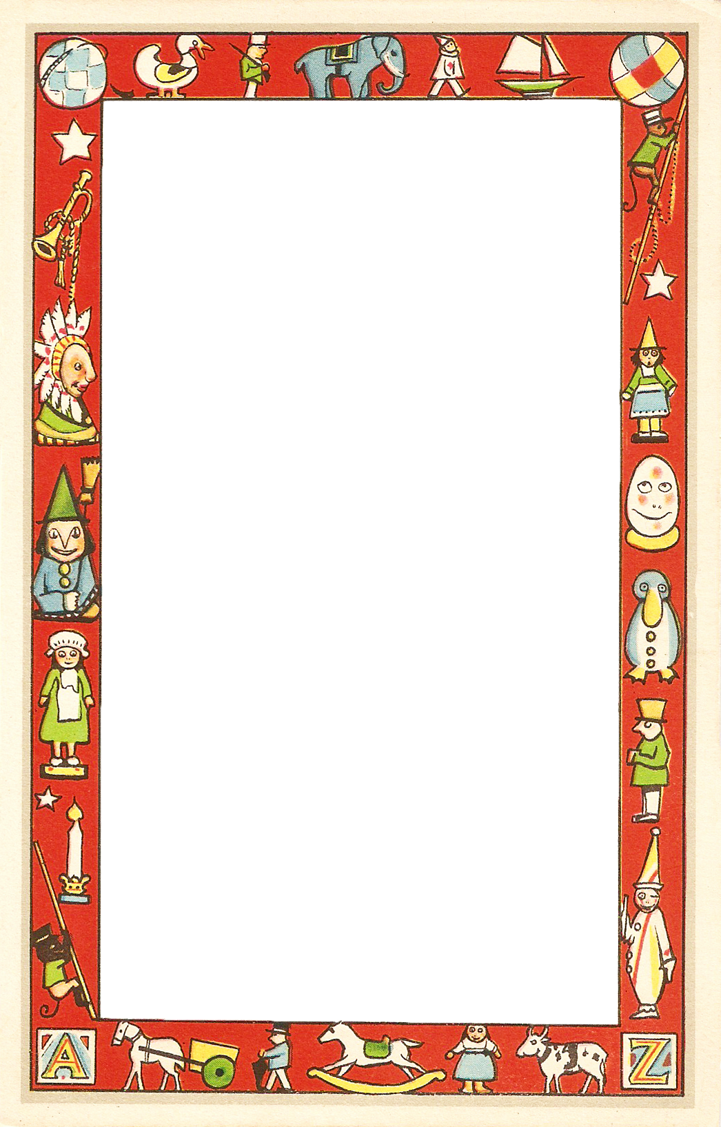 Vector Library Stock Free Clipart Christmas Borders - Vintage Free Christmas Clip Art Borders - Png Download (1046x1635), Png Download