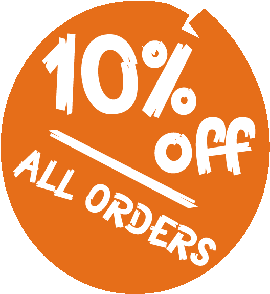 10% Off All Orders - Circle Clipart (531x591), Png Download