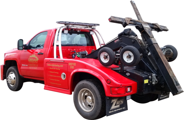 Cedar Towing & Auction Inc - Pickup Truck Clipart (730x424), Png Download