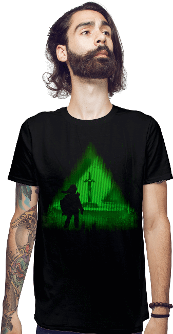 The Master Sword - Doomguy Shirt Clipart (650x650), Png Download