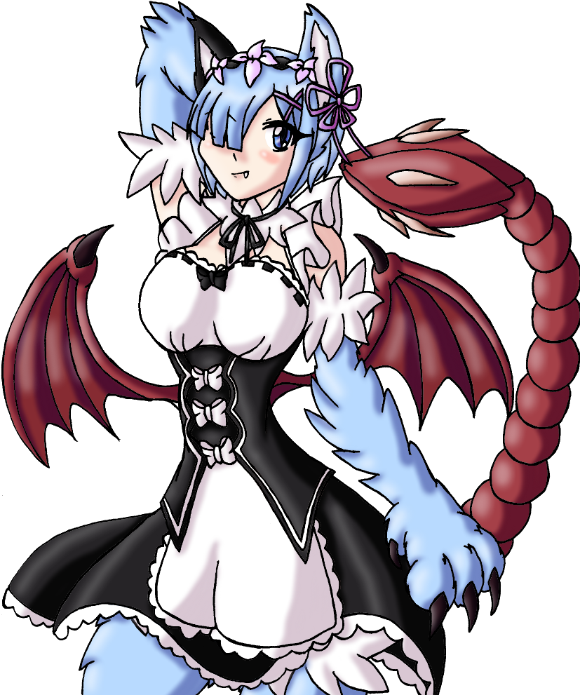 Manticore Rem - Monster Girl Encyclopedia Manticores Clipart (827x1000), Png Download