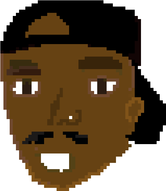 Tupac - Illustration Clipart (860x810), Png Download