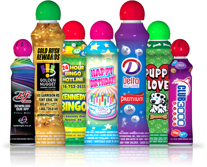 Fully Customizable Bingo Ink Sleeves - Plastic Bottle Clipart (819x683), Png Download