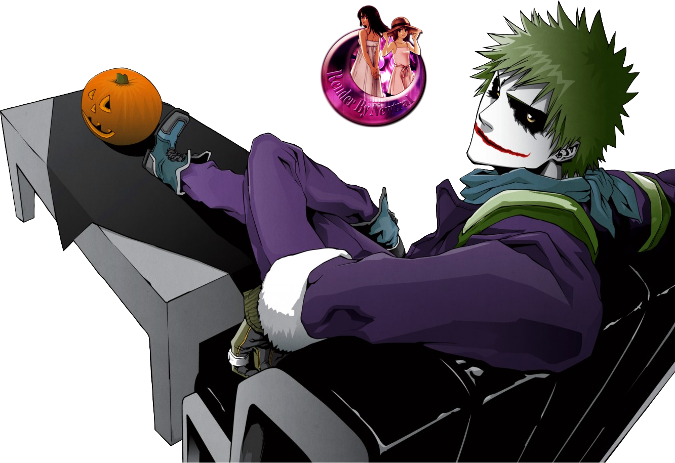 Naruto As The Joker Clipart (1333x915), Png Download