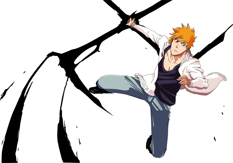 Kurasaki Ichigo Zangetsu's Flange - Ichigo Fullbring Clipart (900x632), Png Download