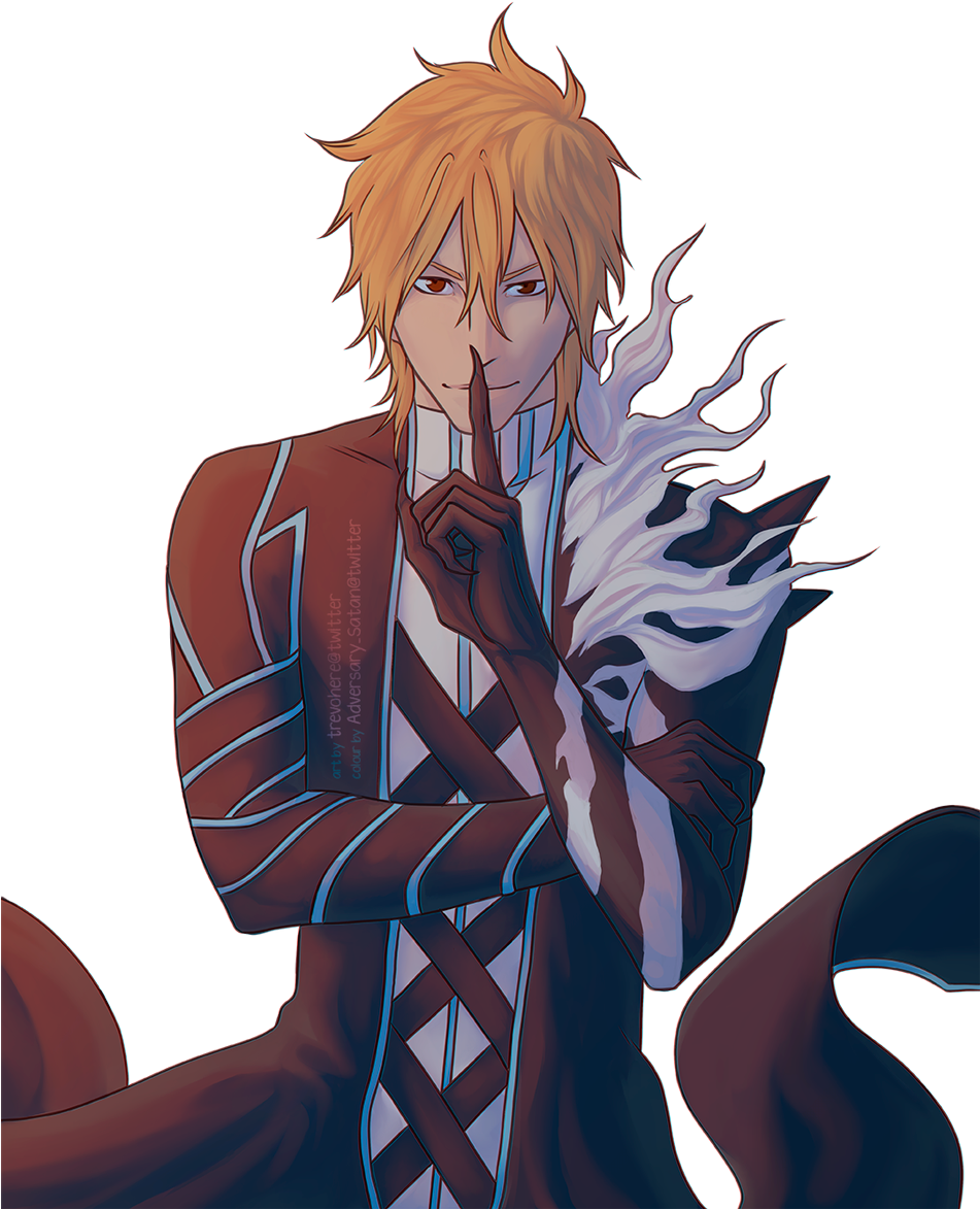 Ichigo From Bbs, Drawn By Me And Coloured And Linearted - Bbs Ichigo Quincy Clipart (950x1224), Png Download