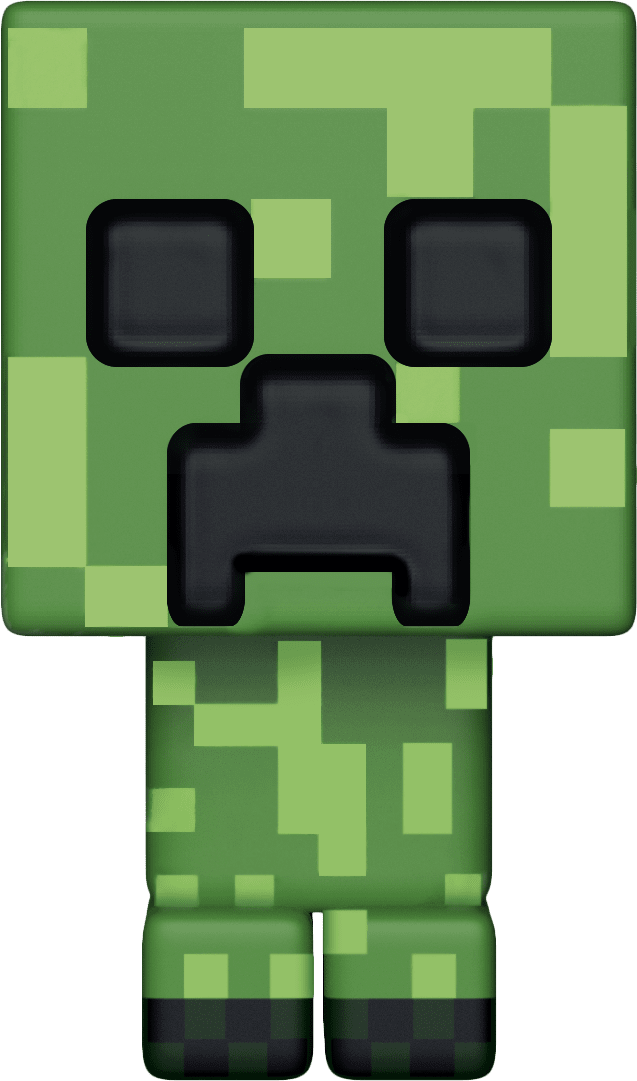 Creeper Vinyl Figure - Minecraft Creeper Funko Pop Clipart (637x1081), Png Download