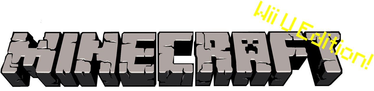 Minecraft Wii U Edition Logo - Minecraft Logo Generator Clipart (1268x309), Png Download