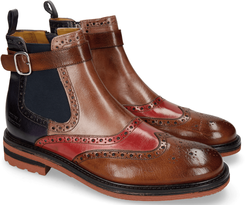 Ankle Boots Trevor 6 Wood Rich Red Light Purple Melanzana - Melvin & Hamilton Clipart (1024x1024), Png Download