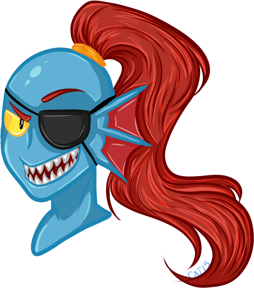 Undyne - Illustration Clipart (1000x989), Png Download