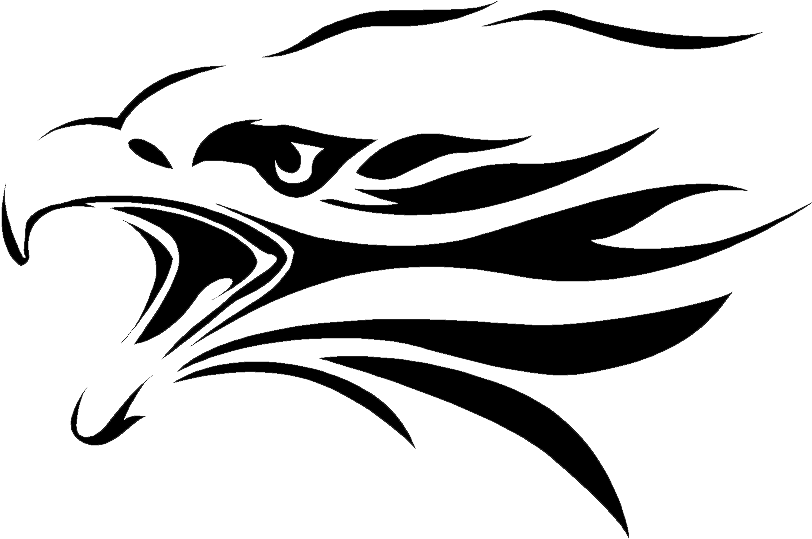 Harley Davidson Eagle Drawings Coloring Pages - Eagle Eye Clipart (1040x574), Png Download