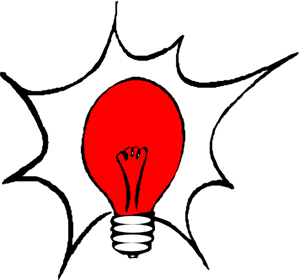 Svg Royalty Free Library Bulb Clip Art At Clker Com - Cartoon Light Bulb Transparent - Png Download (600x561), Png Download
