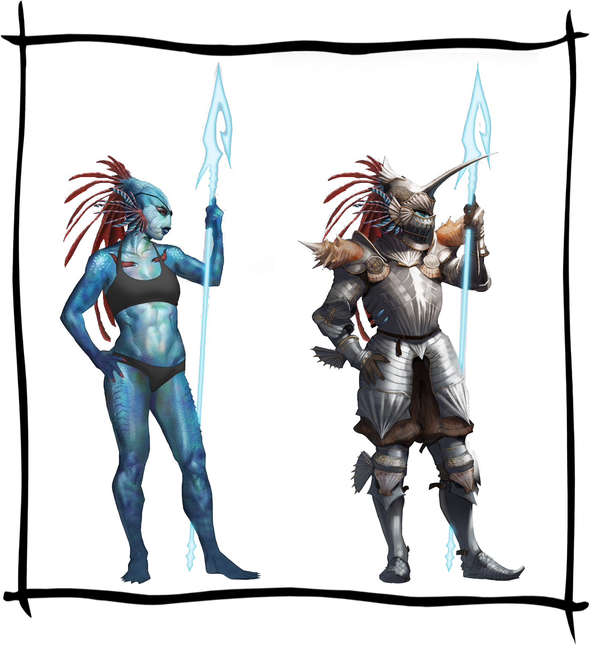 Undyne - Undertale Realistic Clipart (1345x1413), Png Download