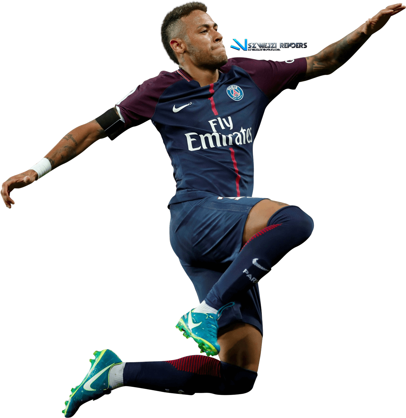 Neymar Psg Em Png Clipart (1349x1400), Png Download