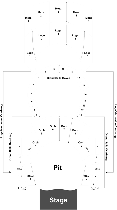 Met Philadelphia Seating Loge Clipart (525x850), Png Download