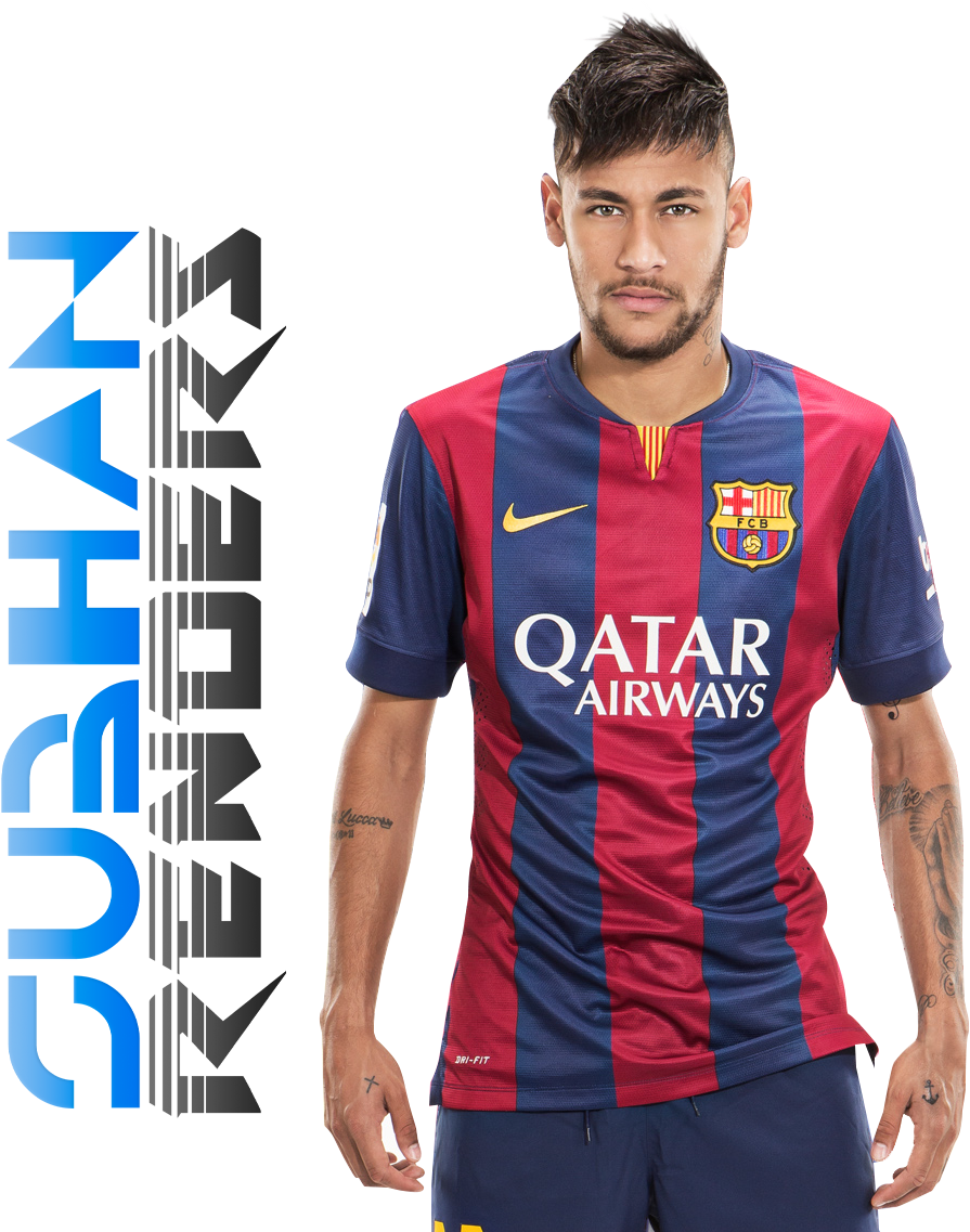 Neymar Png 2015 - Neymar Barcelona 2015 Png Clipart (922x1164), Png Download