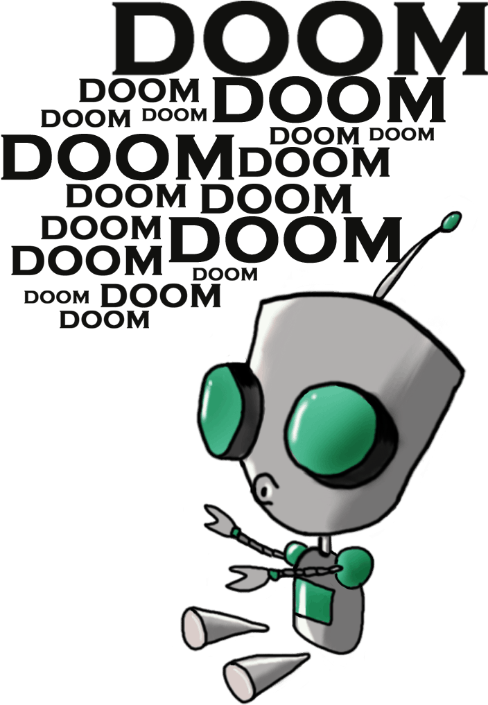 404 Fail - Gir Doom Meme Clipart (761x1041), Png Download