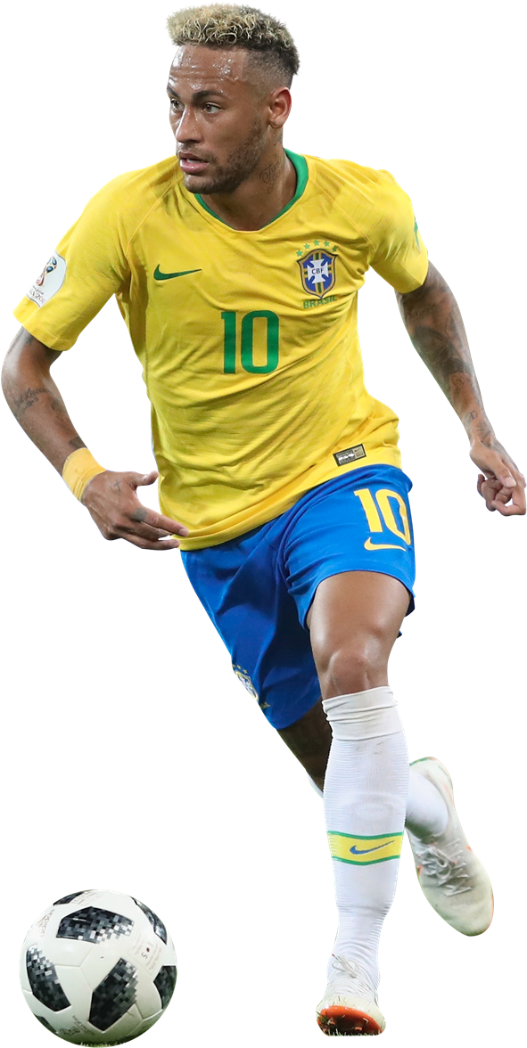 Neymar World Cup 2018 Png Clipart (617x1200), Png Download