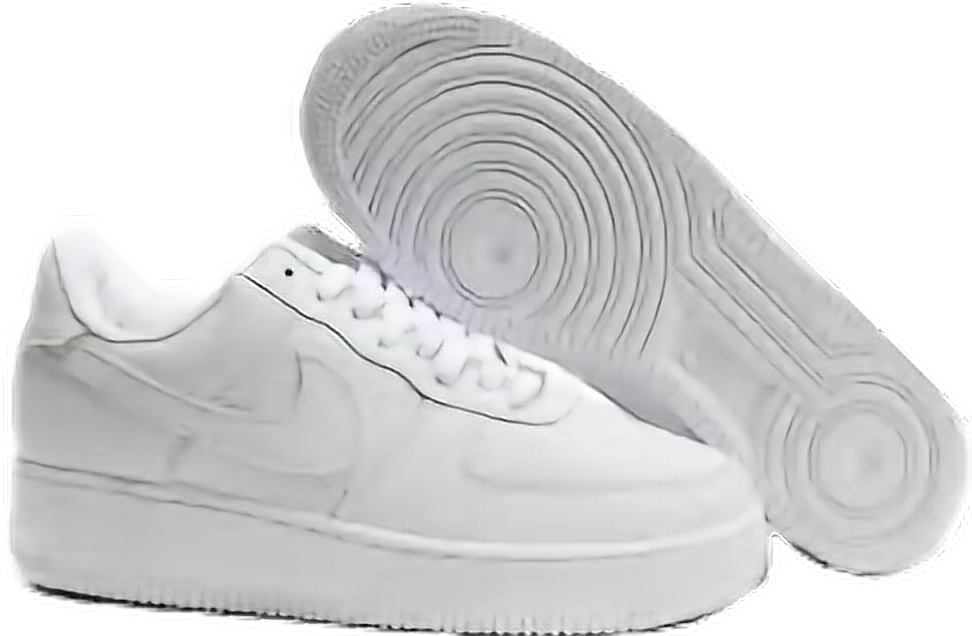 Image Free Transparent Shoe Aesthetic - Air Force 1 Low White Men Clipart (972x636), Png Download