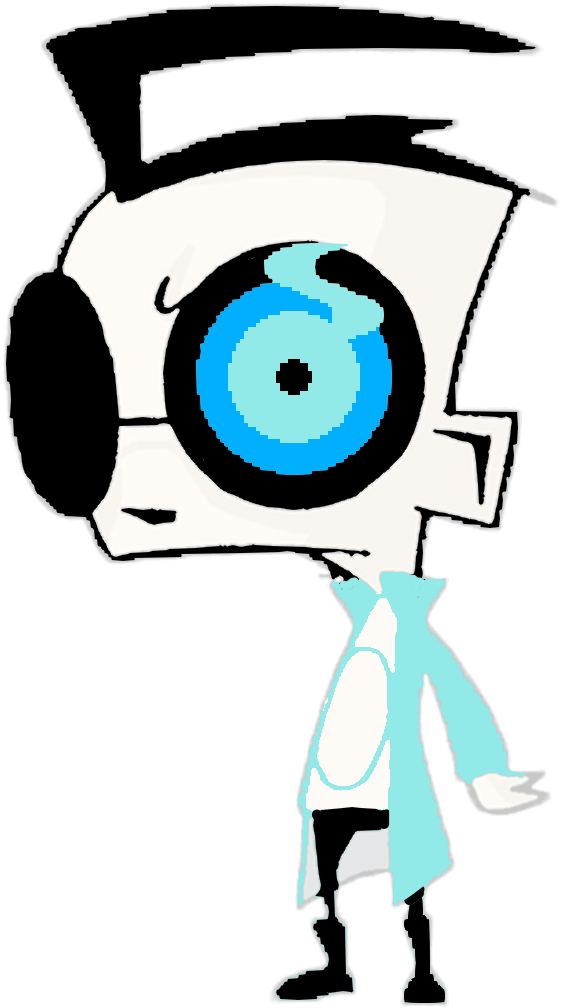 Dad Said It's My Turn On The Xbox - Invader Zim Dib Clipart (588x1038), Png Download
