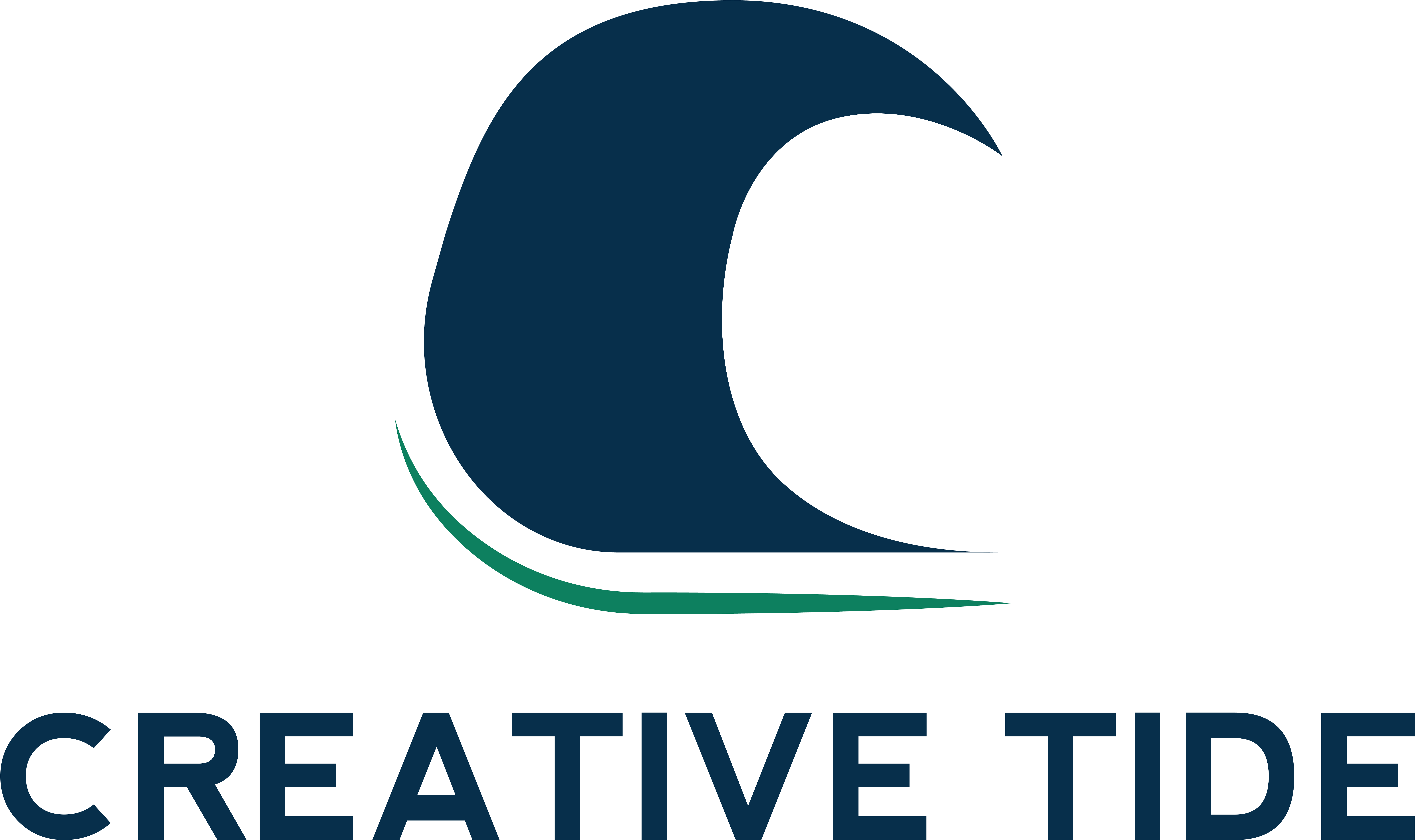 Creative Tide Logo - Graphic Design Clipart (8493x5043), Png Download