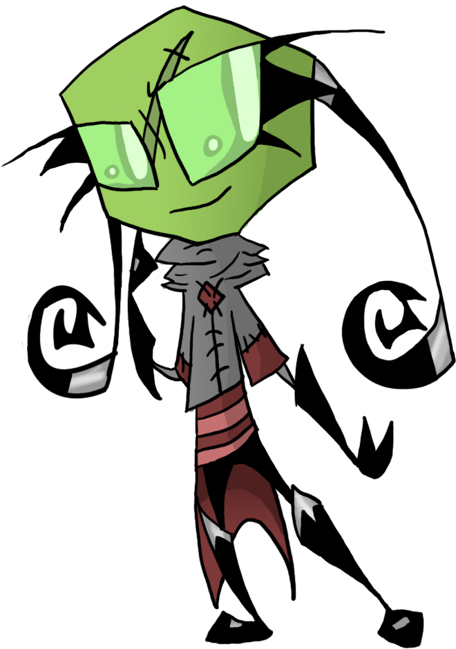 Invader Zim Fancharacters Images Adoptable For Stuffy - Cartoon Clipart (708x977), Png Download