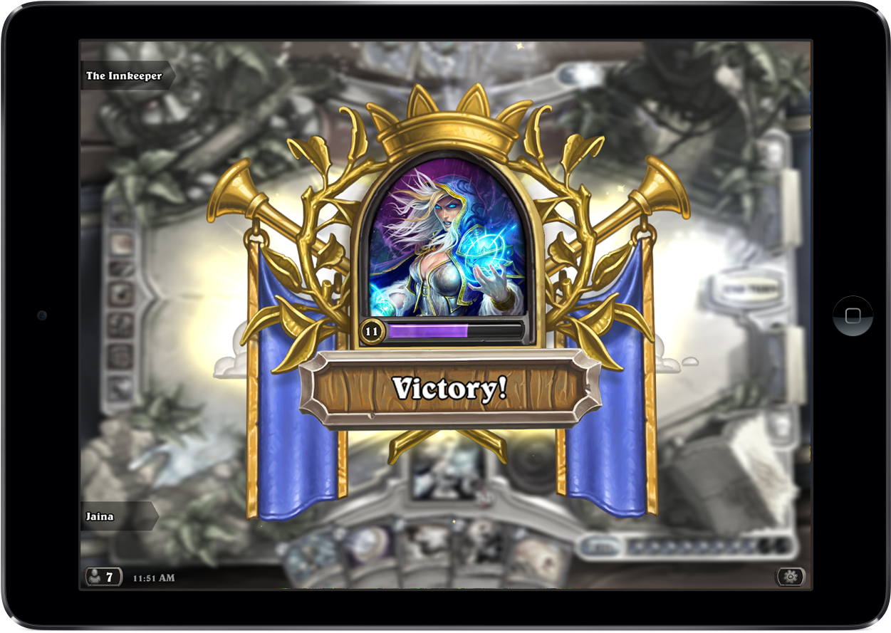 Hearthstone On Ipad 3 - Golden Anduin Clipart (1500x1138), Png Download