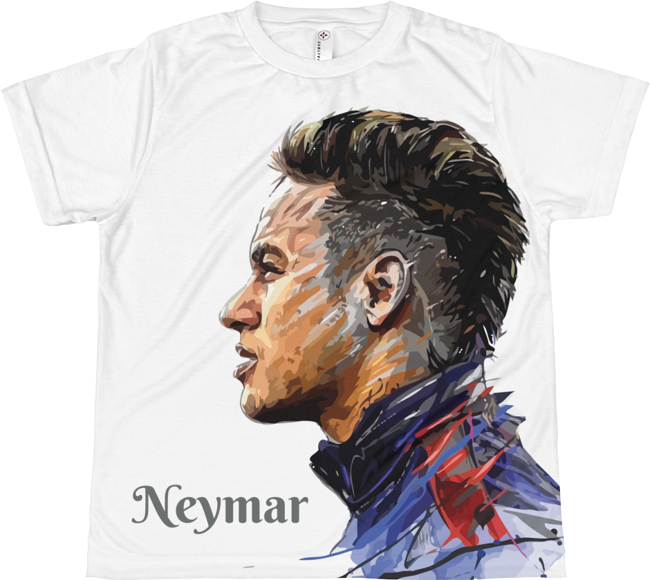 Youth Neymar Tee - Neymar Posters Clipart (1000x1000), Png Download