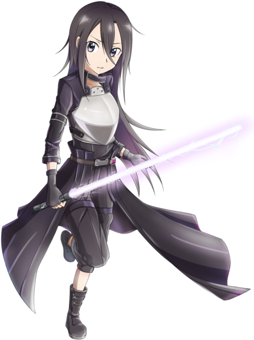 175 Images About Sword Art Online On We Heart It - Anime Clipart (500x704), Png Download