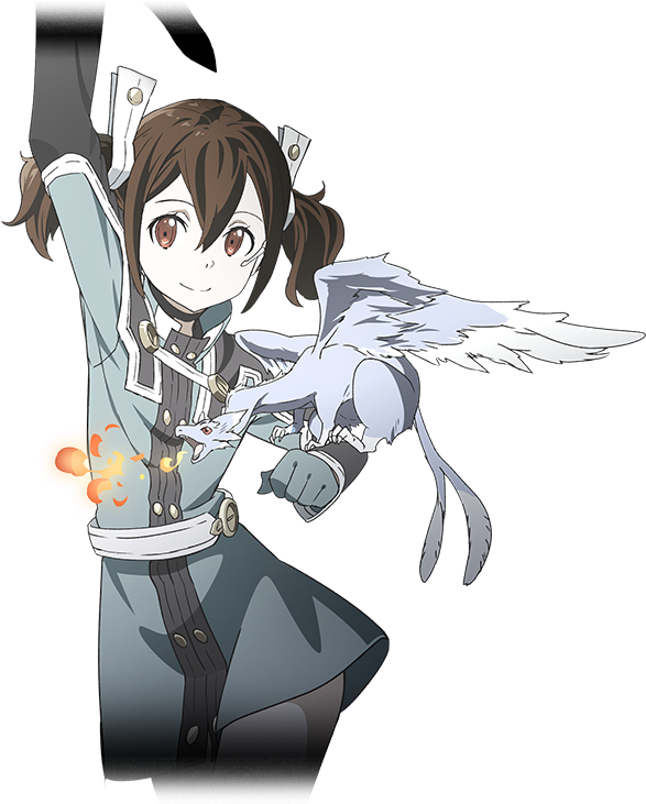 In Sao, She Was A Beast Tamer Who Was Saved By Kirito - Sinon Sao Ordinal Scale Png Clipart (587x731), Png Download