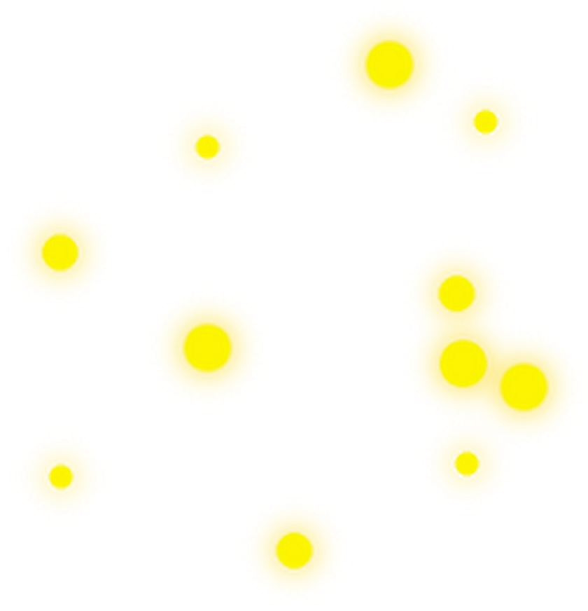Fireflies Sticker - Circle Clipart (1024x1024), Png Download