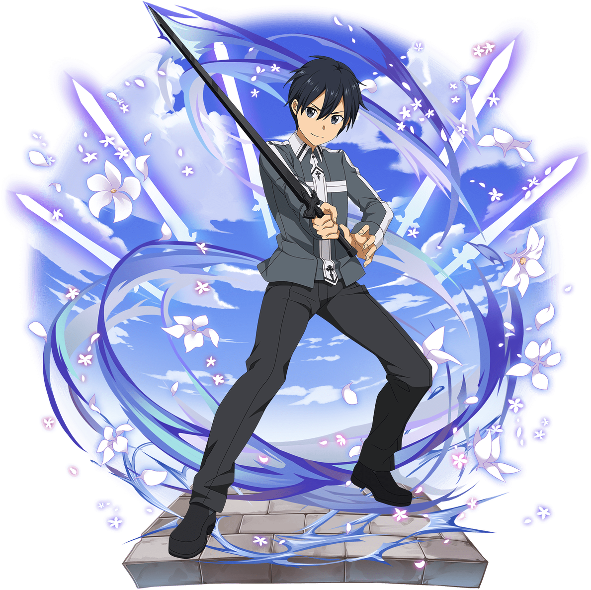 Sao Wikia - Sword Art Online Alicization Kirito Sword Clipart (1200x1200), Png Download