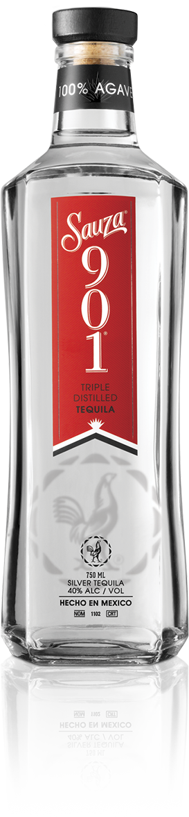The Bottle - Sauza 901 Clipart (273x1177), Png Download