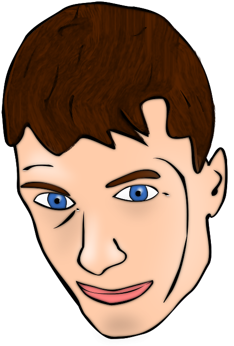 My Face Is V3 - Teenager Face Clipart - Png Download (583x800), Png Download