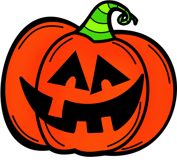 Free Black And White Jack O Lantern Png - Halloween Jack O Lantern Clipart Transparent Png (648x624), Png Download