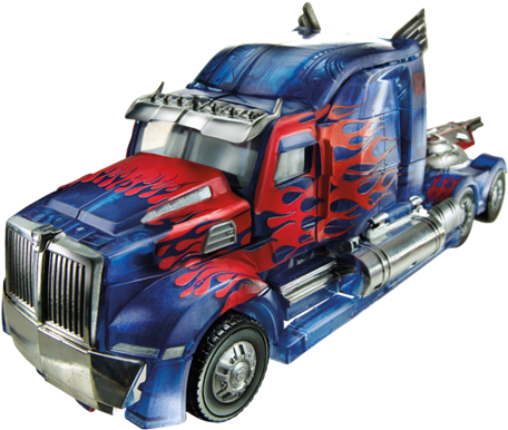 Transformer Truck - Optimus Prime Truck Png Clipart (614x527), Png Download