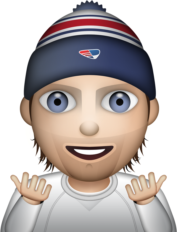 Time To Deflate Your Ego - Tom Brady Emoji Clipart (800x800), Png Download