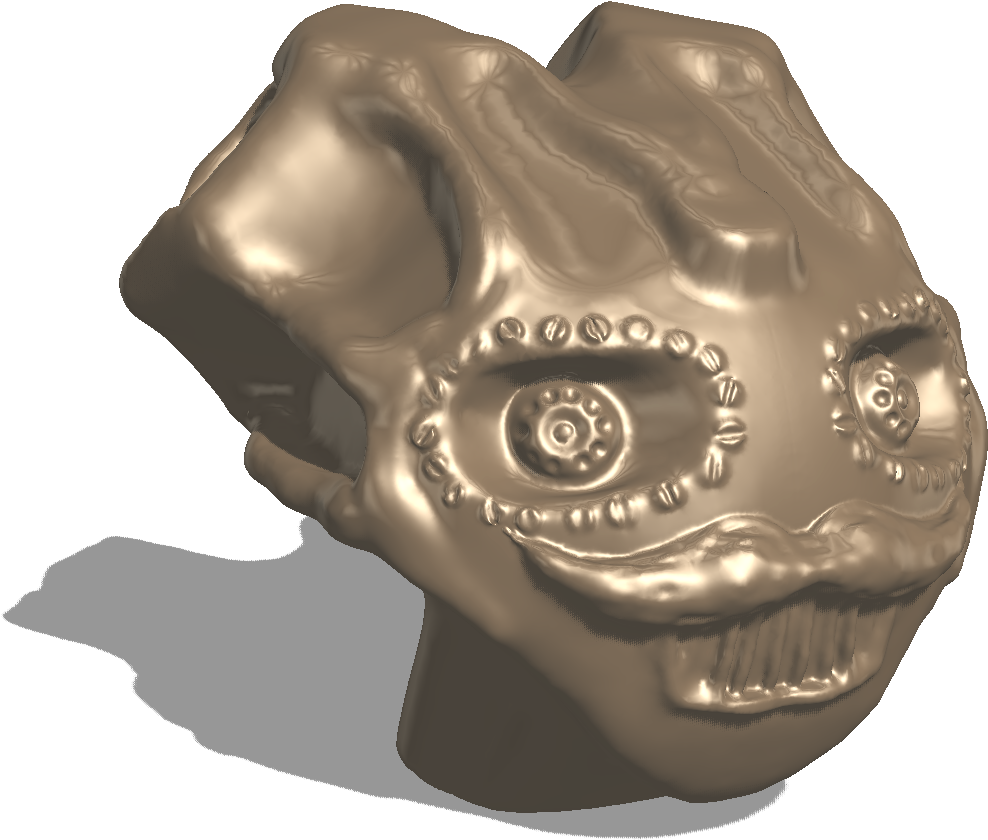 Steampunk Robot Alien Head - Artifact Clipart (1890x1417), Png Download