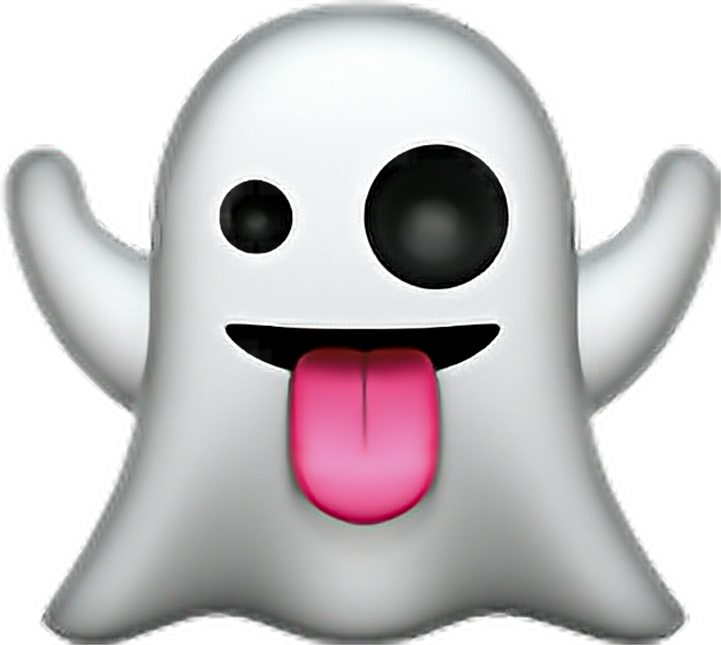 Emoji Iphonemoji Emojiphone Ghostemoji Ghost - Ghost Iphone Emoji Clipart (1024x915), Png Download