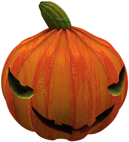 Pumpkin, Halloween, Autumn, Orange, Faces, Face - Græskar Png Clipart (960x508), Png Download