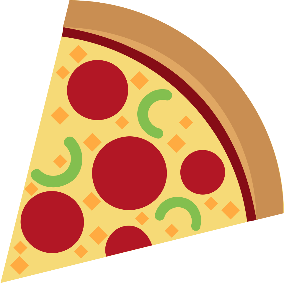 File - Emojione 1f355 - Svg - Pizza Emoji Png Clipart (1024x1024), Png Download
