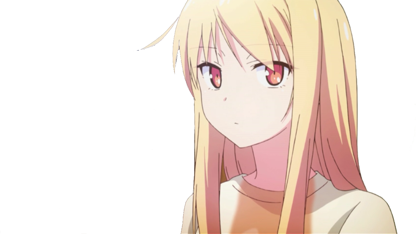 This Season's Anime Looks Terrible With The Exception - Mean Anime Girl Png Clipart (1366x768), Png Download