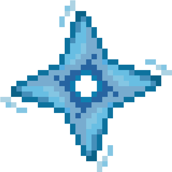 Water Shuriken - Minecraft Texture Nether Star Clipart (648x648), Png Download