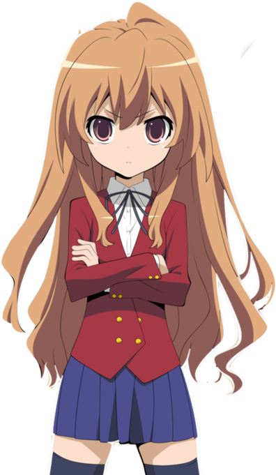 Anime Girl, Kawaii, And Taiga Image - Anime Girl Taiga Clipart (500x727), Png Download