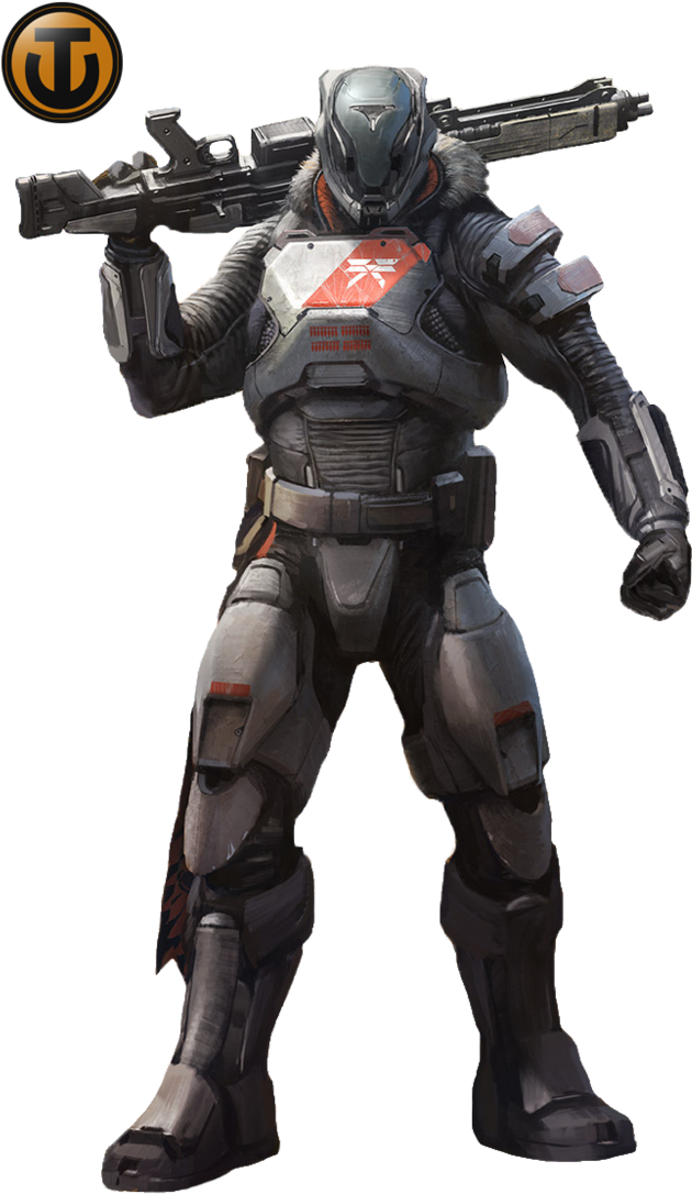 Destiny Png File - Destiny Titan Png Clipart (683x1171), Png Download