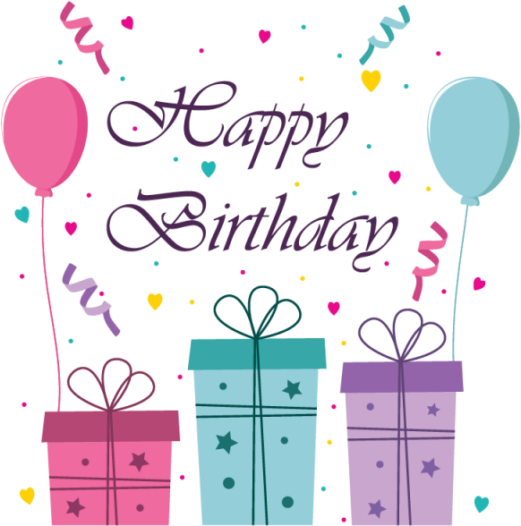 Free Download - Happy Birthday Portrait Png Clipart (640x640), Png Download