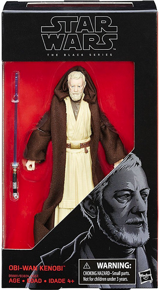Star Wars A New Hope - Obi Wan Black Series 6 Clipart (600x600), Png Download