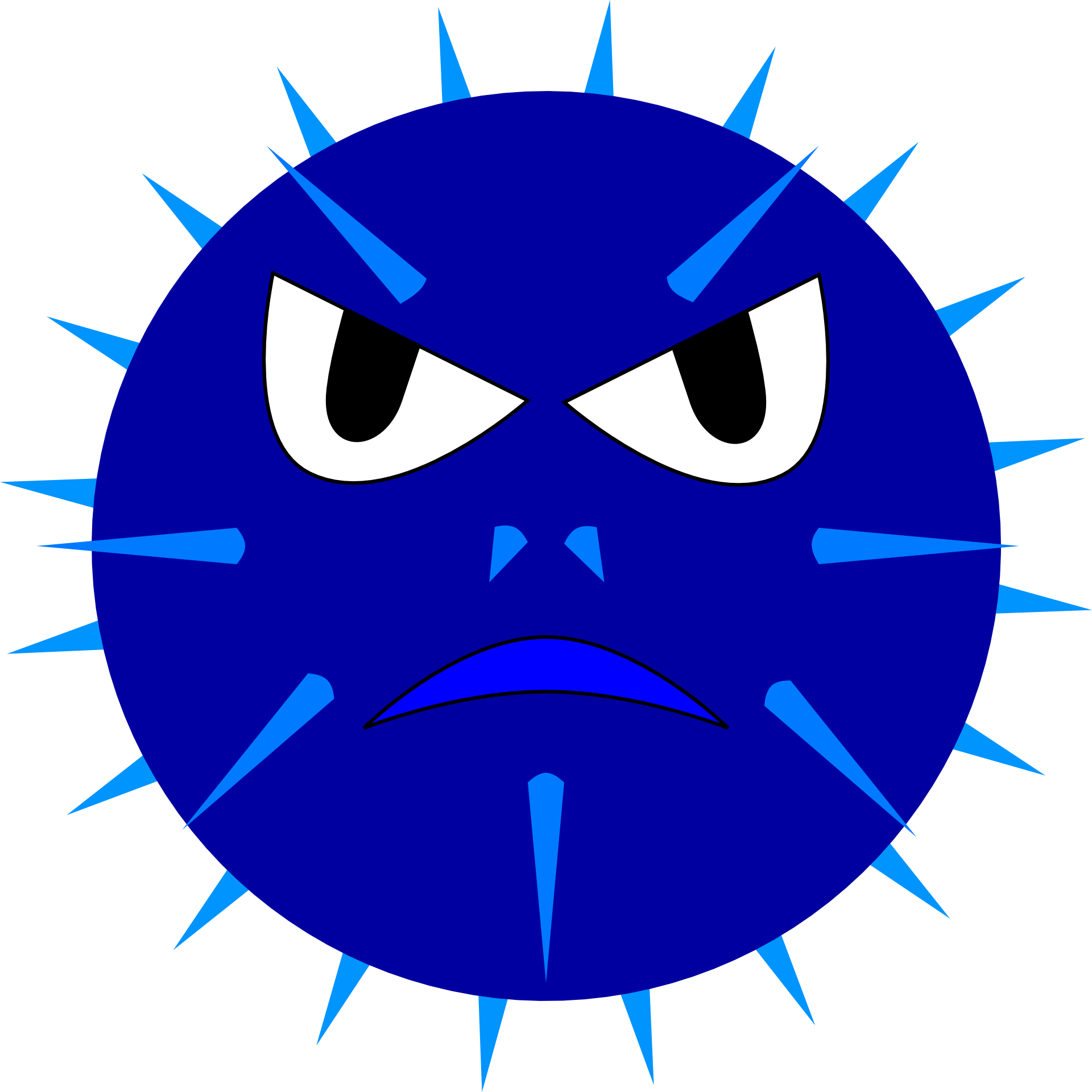 Evil Needle Smile Clipart (1920x1920), Png Download