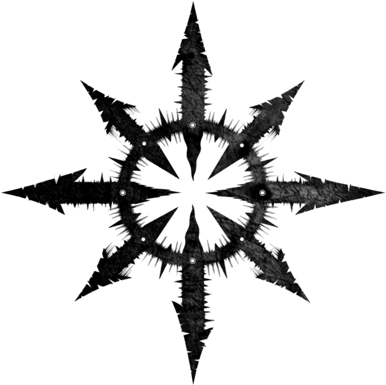 Chaos Star Art Tats Pinterest Tattoos Symbols - Chaos And Order Symbol Clipart (894x894), Png Download